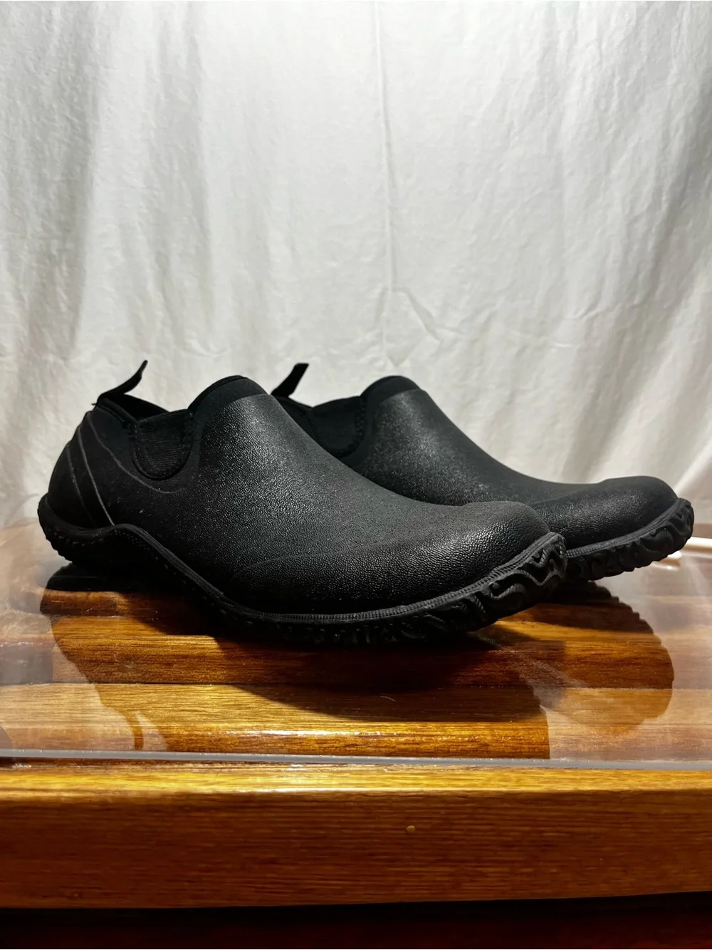 Bogs Men's Urban Walker Low Waterproof Slip-On Shoes Black Size 12📝